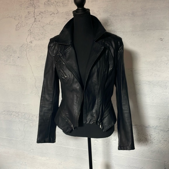 Blank NYC Jackets & Blazers - Blank nyc black faux leather jacket size medium.
